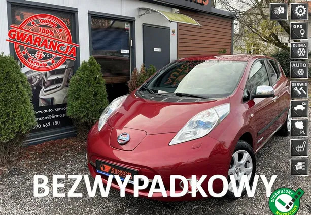 samochody osobowe Nissan Leaf cena 35900 przebieg: 108072, rok produkcji 2014 z Wolbórz